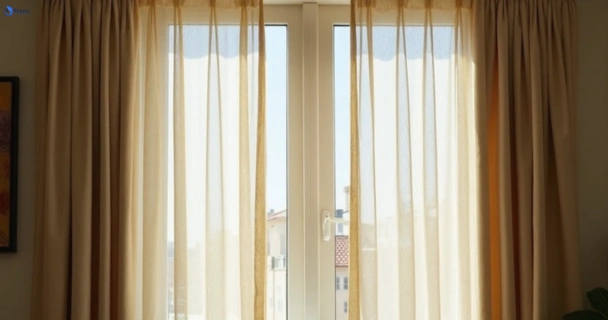 Dull dusty drapes in clarendon-nsw before professional cleaning